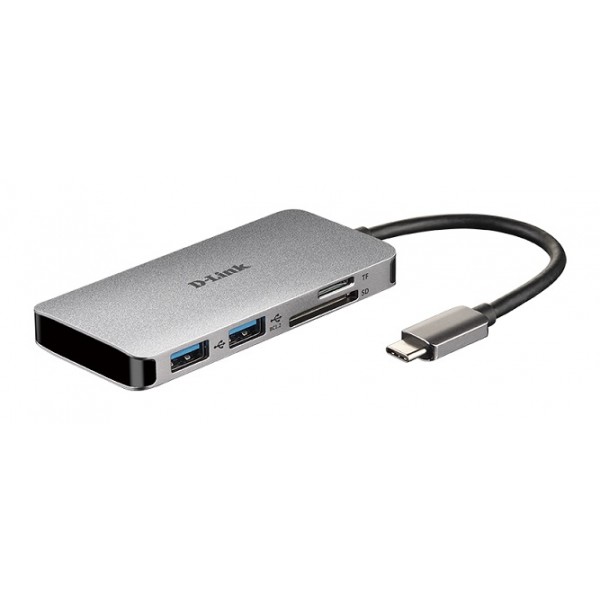 Dlink 6in1 USBC HDMI/Cardread DUB-M610 - DLINK