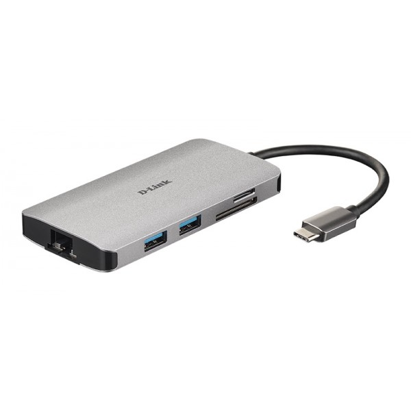 Dlink 8in1 HDMI/Ethernet/Card DUB-M810 - Σύγκριση Προϊόντων
