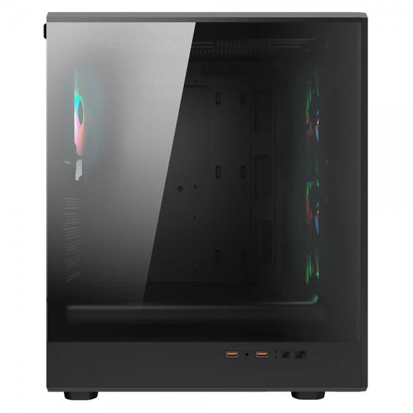 CC-COUGAR Case AIRFACE PURE RGB Tempered Glass Middle ATX Black (4x120mm RGB fans preinstalled) | Κουτιά Υπολογιστών | PC & Αναβάθμιση |