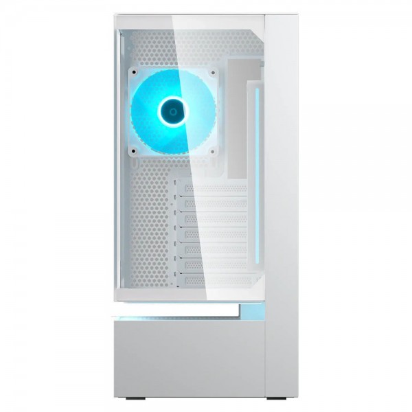 CC-COUGAR Case CFV235 Tempered Glass Middle ATX White (1x240mm , 1x 120mm ARGB fans preinstalled) - Κουτιά Υπολογιστών