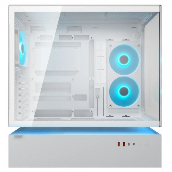 CC-COUGAR Case CFV235 Tempered Glass Middle ATX White (1x240mm , 1x 120mm ARGB fans preinstalled) | Κουτιά Υπολογιστών | PC & Αναβάθμιση |