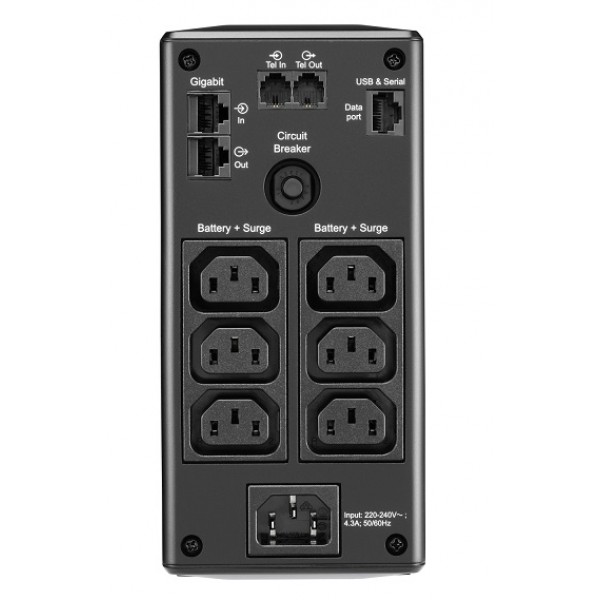 APC Back UPS BR900MI 900VA - Προστασία Ρεύματος (UPS/ Πολύμπριζα)