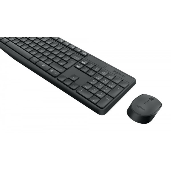 DESKSET WIRELESS LOGITECH MK235 GR