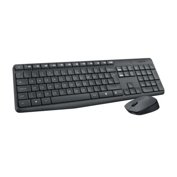 DESKSET WIRELESS LOGITECH MK235 GR