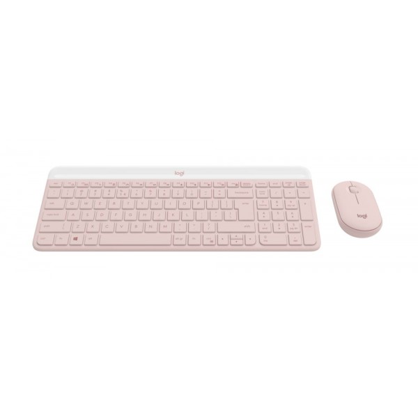 WIRELESS COMBO LOGITECH MK470 SLIM ROSE - Πληκτρολόγια
