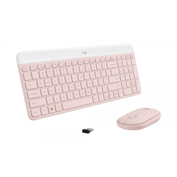 WIRELESS COMBO LOGITECH MK470 SLIM ROSE
