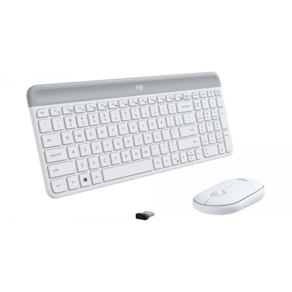 WIRELESS COMBO MK470 SLIM 2,4GHZ OFFWHIT - Πληκτρολόγια