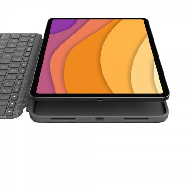 LOGITECH Case / Keyboard Combo Touch για  iPad Air 13 ιντσών (M2 και M3), Oxford Grey - Πληκτρολόγια