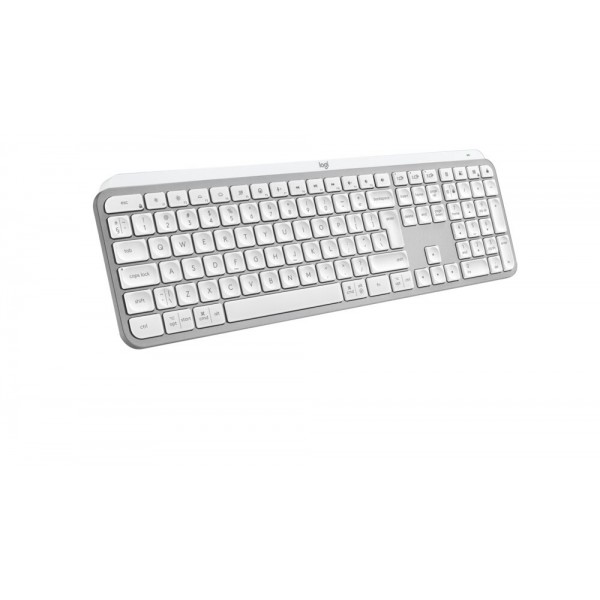 LOGITECH Keyboard Illuminated Wireless MxKeys S Pale Grey - Πληκτρολόγια