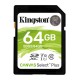 KINGSTON Memory Card Secure Digital Canvas Select Plus SDS2/64GB, Class 10