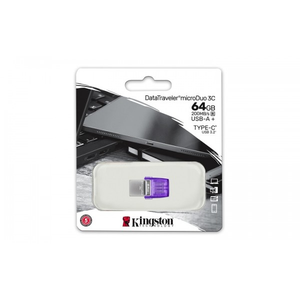 KINGSTON USB Stick Data Traveler DTDUO3CG3/64GB, USB 3.2, Type C | sup-ob | XML |
