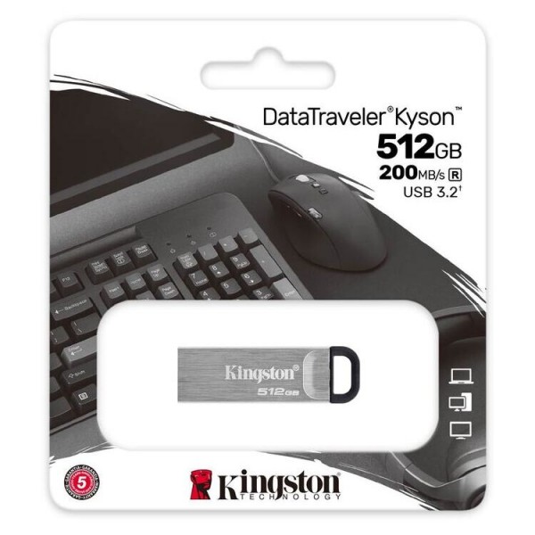 KINGSTON USB Stick Data Traveler DTKN/512GB,USB 3.2, Silver | sup-ob | XML |