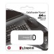 KINGSTON USB Stick Data Traveler DTKN/64GB,USB 3.2, Silver KINGSTON USB Stick Data Traveler DTKN/64GB,USB 3.2, Silver