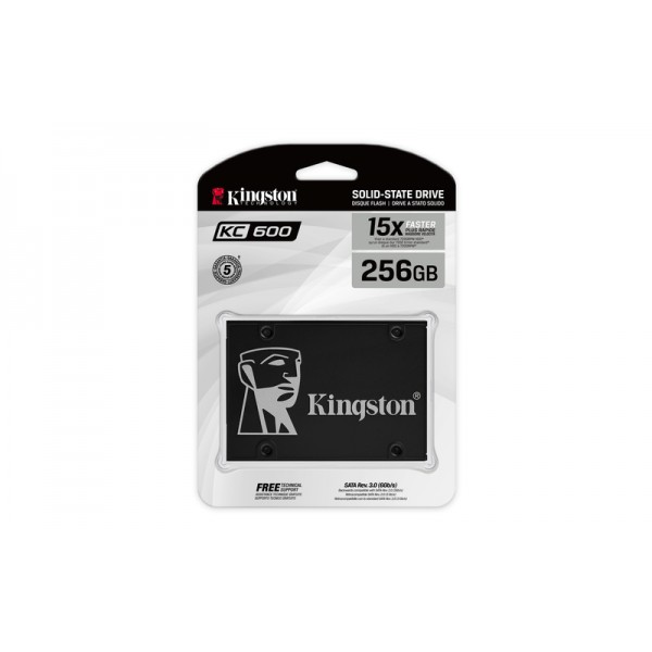 KINGSTON SSD KC600 Series SKC600/256G, 256GB, SATA III, 2.5''