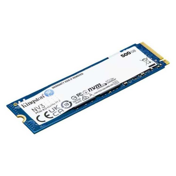 KINGSTON SSD M.2 NV3 SNV3S/500G, 500GB, NVMe, PCIe 4.0 - SSD Δίσκοι