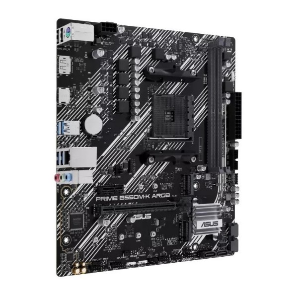ASUS MOTHERBOARD PRIME B550M-K ARGB ,AM4 ,MATX | Μητρικές | Εξαρτήματα-Αναβάθμιση |