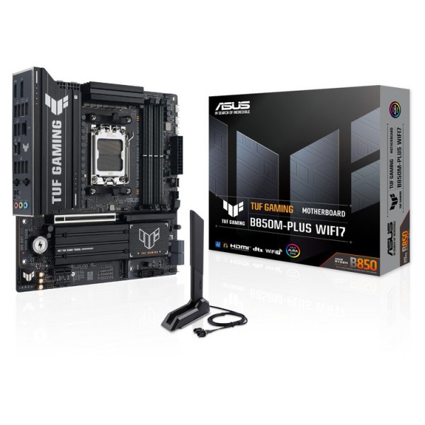 ASUS MOTHERBOARD TUF GAMING B850M-PLUS WIFI7 ,AM5, MATX | Μητρικές | Εξαρτήματα-Αναβάθμιση |