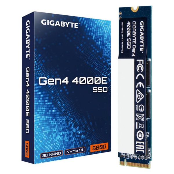 GIGABYTE SSD NVMe M.2 Gen4 4000E 500GB PCIe | SSD Δίσκοι | PC & Αναβάθμιση |