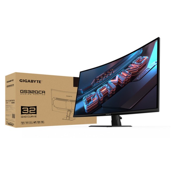 GIGABYTE Monitor GS32QC 32'' QHD 1ms 165Hz IPS, HDMI, DP,  3YearsW | Οθόνες PC | PC & Αναβάθμιση |