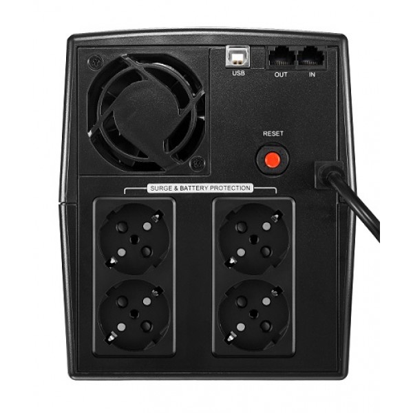 CYBERPOWER UPS UT1500EG Line Interactive LCD 1500VA Schuko | UPS | Περιφερειακά-Accessories |