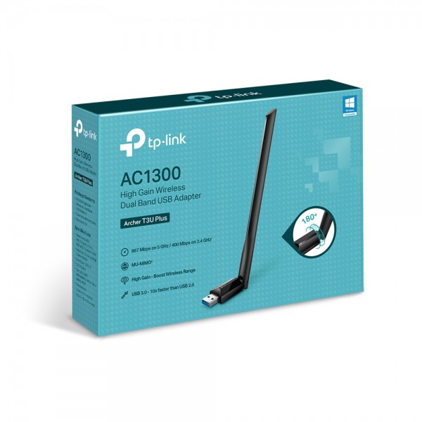 NW TL AC1300 USB Adapter Archer T3U Plus
