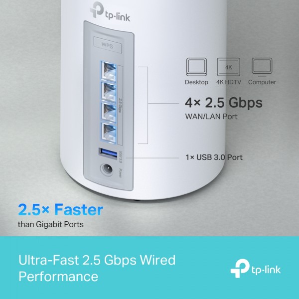 TP-LINK Deco BE65 BE9300 Whole Home Mesh WiFi 7 System 1 Pack | sup-ob | XML |