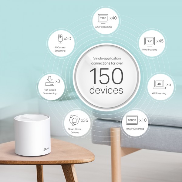TP-LINK DECO X60 1 PACK  Mesh Wi-Fi 6 System - tp-link