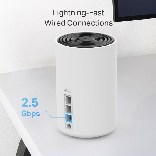 TP-LINK Deco XE75 Pro AXE5400 Tri-Band Mesh Wi-Fi 6E 1 Pack System (1 Συσκευή) - Περιφερειακά