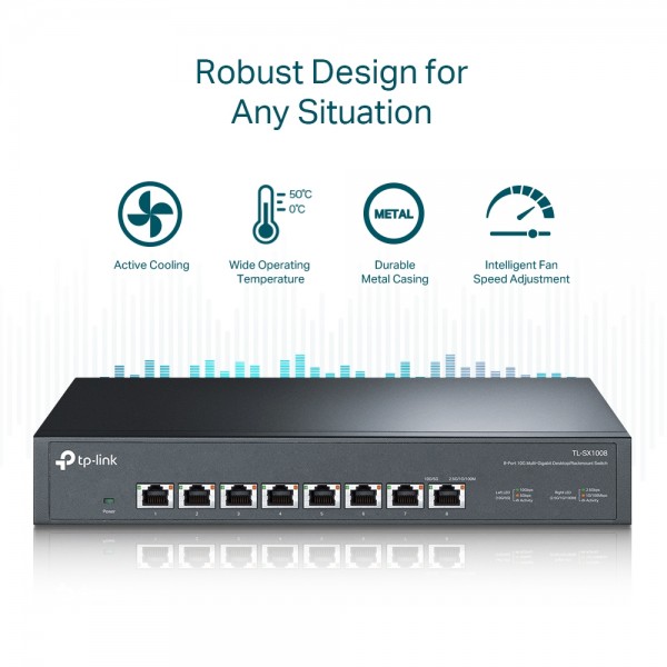 NW TL 8Port 10G Switch TL-SX1008