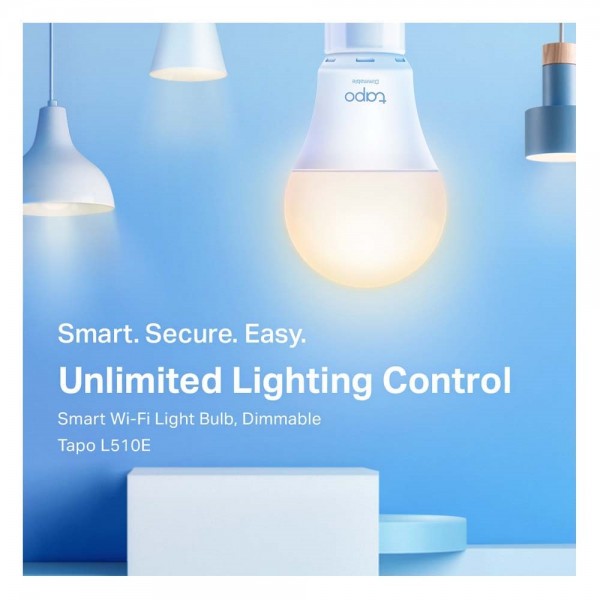 TP-LINK TAPO L510E SMART WI-FI LED BULB E27 2-PACK - tp-link