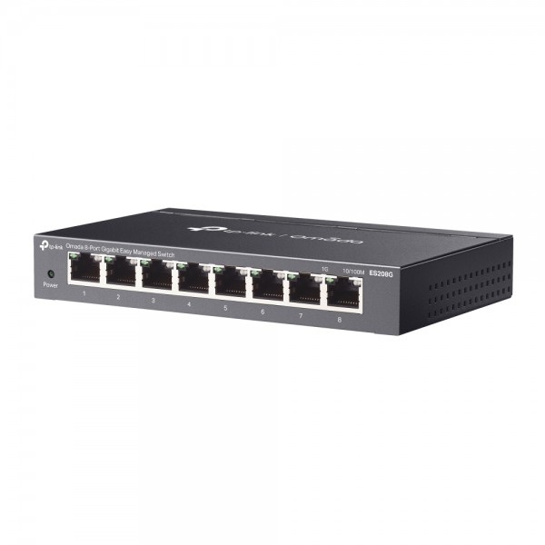 TP-LINK SWITCH OMADA ES208G 8XGB Managed Switch | Hubs, Switches | Servers - Δικτυακά |