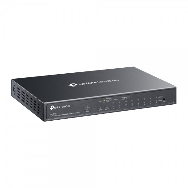 TP-LINK SWITCH OMADA ES210GMP 8 PoE+, 1GB, Managed Switch | Hubs, Switches | Servers - Δικτυακά |