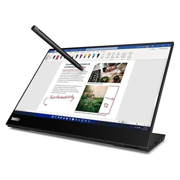 LENOVO Monitor  ThinkVision M14t G2 14'' IPS, USB-C,Touch,3YearsW | Οθόνες PC | PC & Αναβάθμιση |