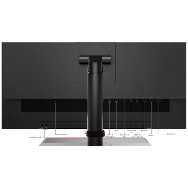 LENOVO Monitor ThinkVision P27u-20 27'' 4K IPS, Slim Bezel, HDMi, DP, USB, Height adjustable,Speakers,3YearsW | sup-ob | XML |