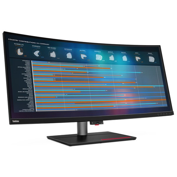 LENOVO Monitor Thinkvision P40w-20 39.7'' IPS WUHD, HDMi, Display Port,Thunderbolt,Ethernet,Camera,Height Adjust,3YearsW - Νέα & Ref PC