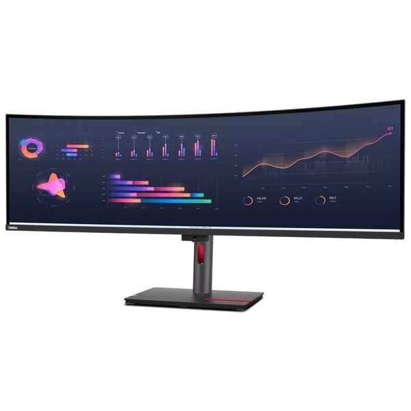 LENOVO Monitor ThinkVision P49w-30 49'' Dual QHD IPS, Curved,RJ45, HDMI, USB-C, Thunderbolt, Display Port, Height adjustable, 3YearsW | sup-ob | XML |