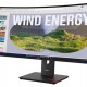 LENOVO Monitor ThinkVision T34WD-40 34'' WQHD VA, Curved, RJ45, HDMI, USB-C, Display Port,  Height adjustable, 3YearsW | Οθόνες PC | PC & Αναβάθμιση |
