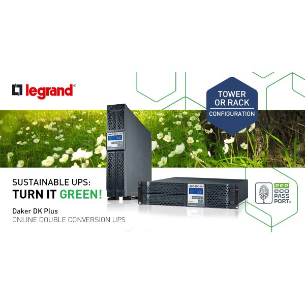 LEGRAND UPS DAKER Online LCD 1000VA