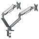 ANDA SEAT Monitor ARM / Stand A6D-2S  Silver White Dual, Weight Capacity (per Screen): 2-9kg | Βάσεις TV - Projectors - PC | Εικόνα & Ήχος |