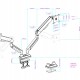 ANDA SEAT Monitor ARM / Stand A9-2S Black- Titanium Dual, Weight Capacity (per Screen): 2-15kg | Βάσεις TV - Projectors - PC | Εικόνα & Ήχος |