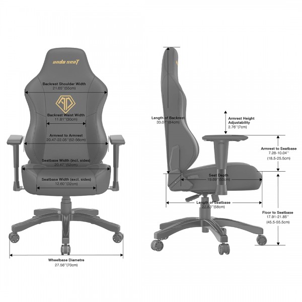 ANDA SEAT Gaming Chair PHANTOM-3 Large Pink | sup-ob | XML |
