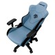 ANDA SEAT Gaming Chair T-PRO II Light Blue/ Black FABRIC with Alcantara Stripes | sup-ob | XML |