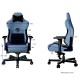 ANDA SEAT Gaming Chair T-PRO II Light Blue/ Black FABRIC with Alcantara Stripes | sup-ob | XML |