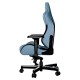 ANDA SEAT Gaming Chair T-PRO II Light Blue/ Black FABRIC with Alcantara Stripes | sup-ob | XML |