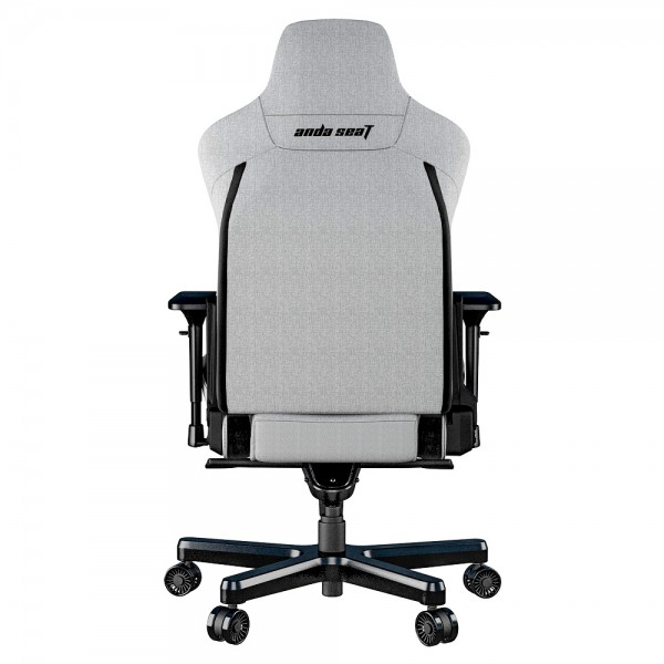 ANDA SEAT Gaming Chair T-PRO II Light Grey/ Black FABRIC with Alcantara Stripes