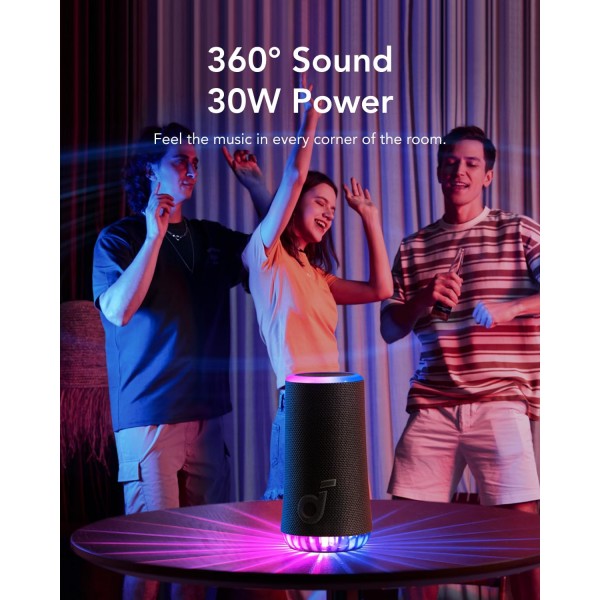 ANKER Soundcore Glow Portable Bluetooth Speaker 30W - Αξεσουάρ για κινητά