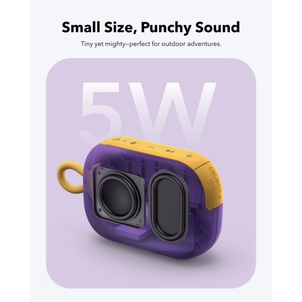 ANKER Soundcore Select 4 Go Bluetooth Speaker 5W IP67 Purple | Φορητά ηχεία ANKER Soundcore Select 4 Go Bluetooth Speaker 5W IP67 Purple | Φορητά ηχεία | Αξεσουάρ για κινητά |