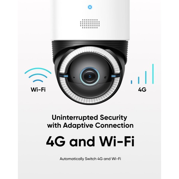 ANKER Eufy 4G LTE Cam S330 4K Pan and Tilt with Solar Panel Kit | Κάμερες Ασφαλείας | Συστήματα Ασφαλείας |