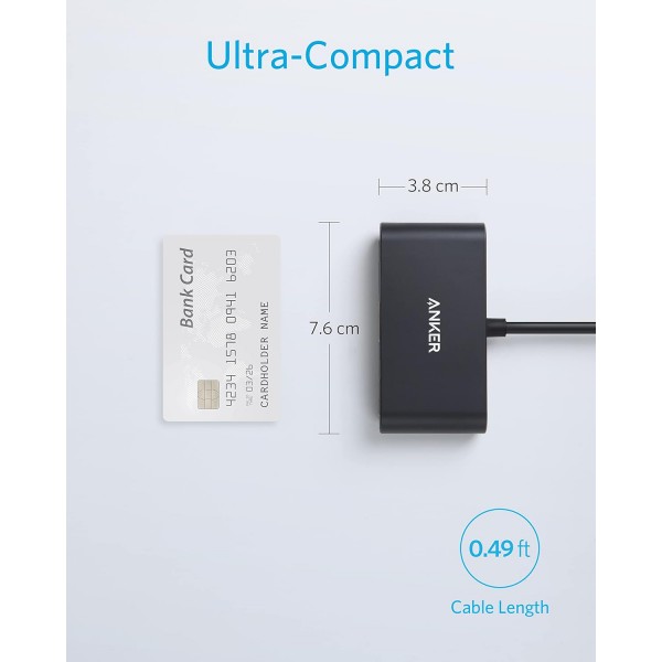 ANKER HUB Type-C 3 In 1 | USB Hubs - Card Readers | Συνοδευτικά PC |