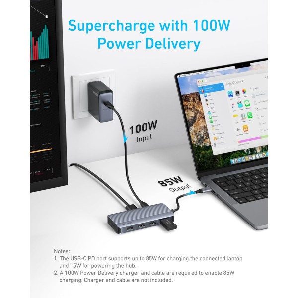 ANKER USB Hub 7-in-1 Type-C 10Gbps | USB Hubs - Card Readers | Συνοδευτικά PC |